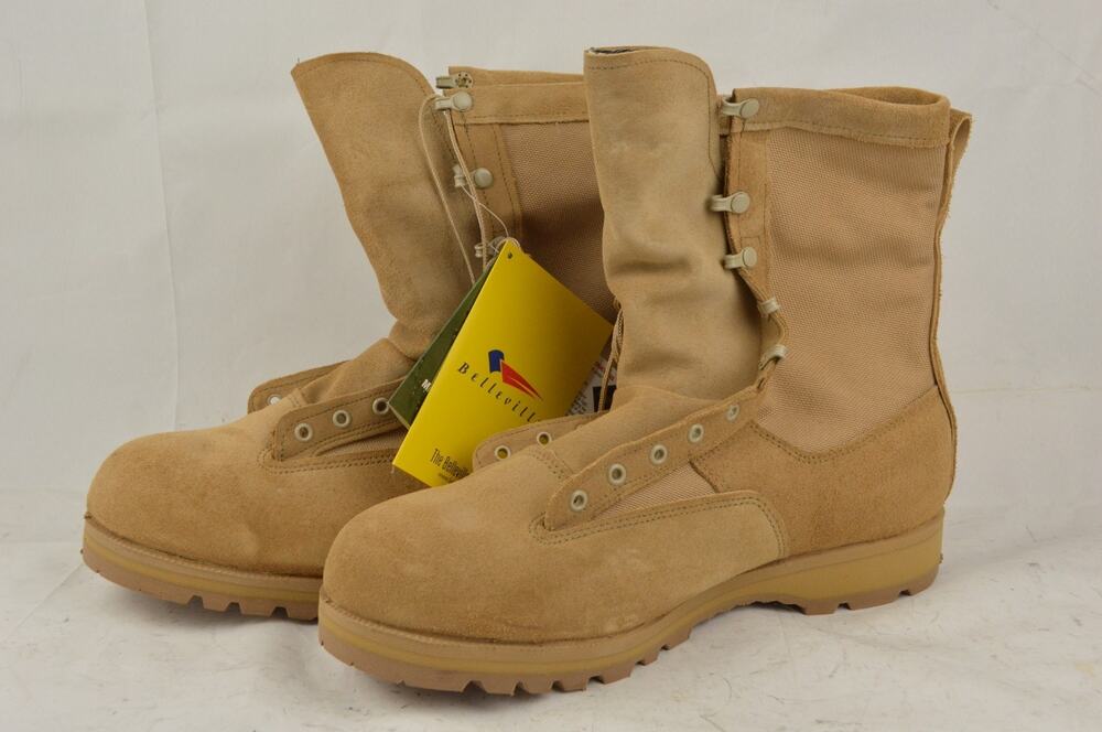 Belleville 790G Mens 14 Wide Gore-Tex Military Combat Boots Vibram Tan USA